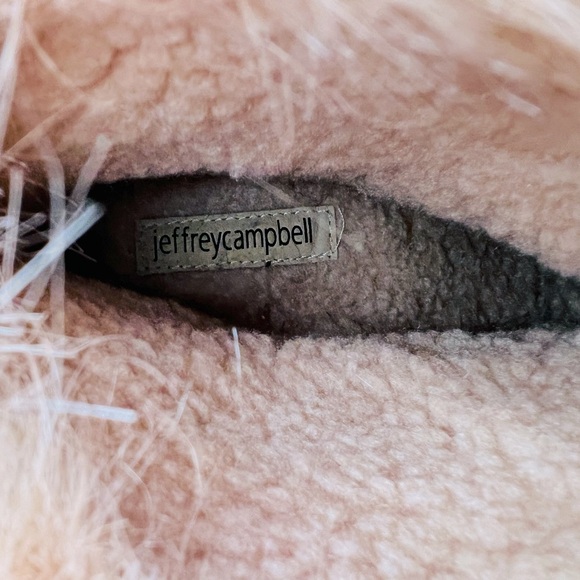 Jeffrey Campbell Platform Derby Pink Faux Fur Bootie - Picture 12 of 14